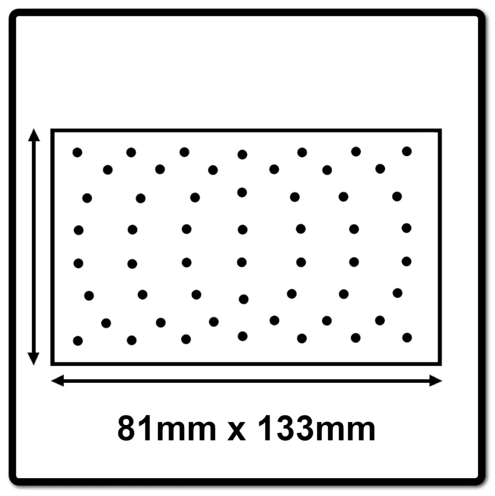 Tiras abrasivas Mirka IRIDIUM Grip 81x133mm K180, 100 piezas ( 246B109918 )