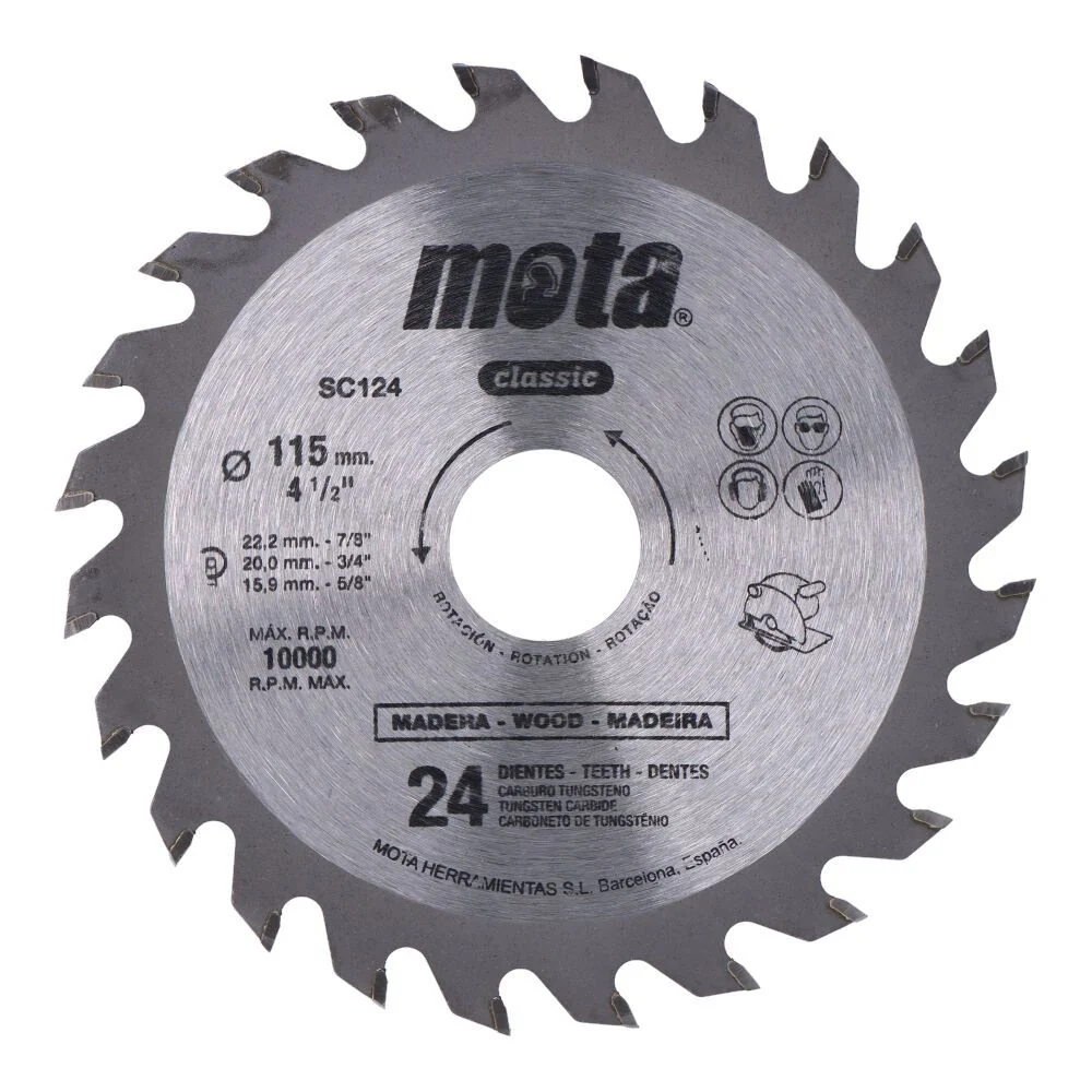 SIERRA CIRCULAR WIDIA Ø115 mm 24 DIENTES MOTA HERRAMIENTAS