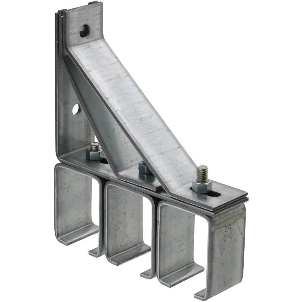 Soporte de riel de caja triple 51K - Galvanizado National Hardware