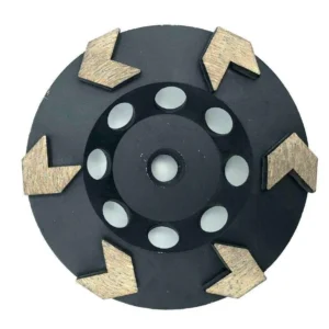 Rueda de copa de diamante de flecha de 5" X 5/8-11 roscada Nor-Cal Diamond Products