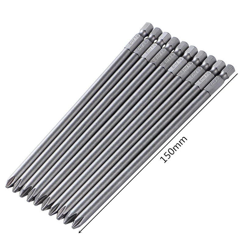 Pack De 5 Puntas De Atornillador Extra Largas 150mm SQ2