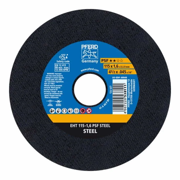 Disco de corte PFERD PSF ACERO D230x1,9mm recto ( 4000843072 )