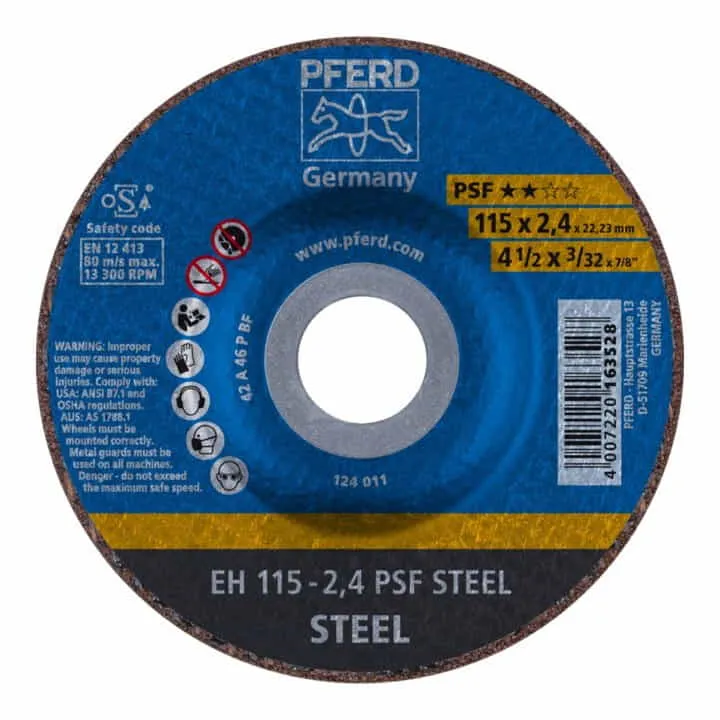 Disco de corte PFERD PSF STEEL D125x2,4mm cranked ( 4000841283 )