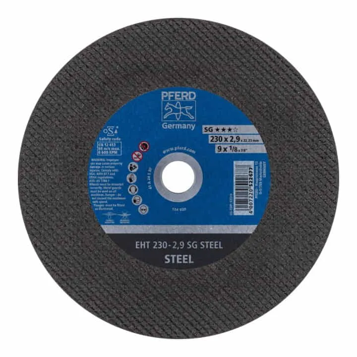 Disco de corte PFERD SG STEEL D230x2,9mm recto ( 4000841351 )