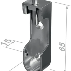 PG Rodamiento para armario tubular 11118 Zinc fundido presión niquelado ( 3000282762 )