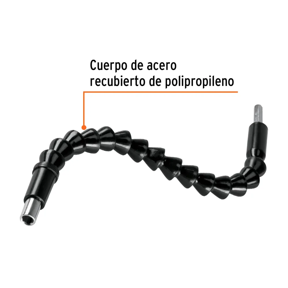 Extensión 12" flexible, para atornillar, Pretul