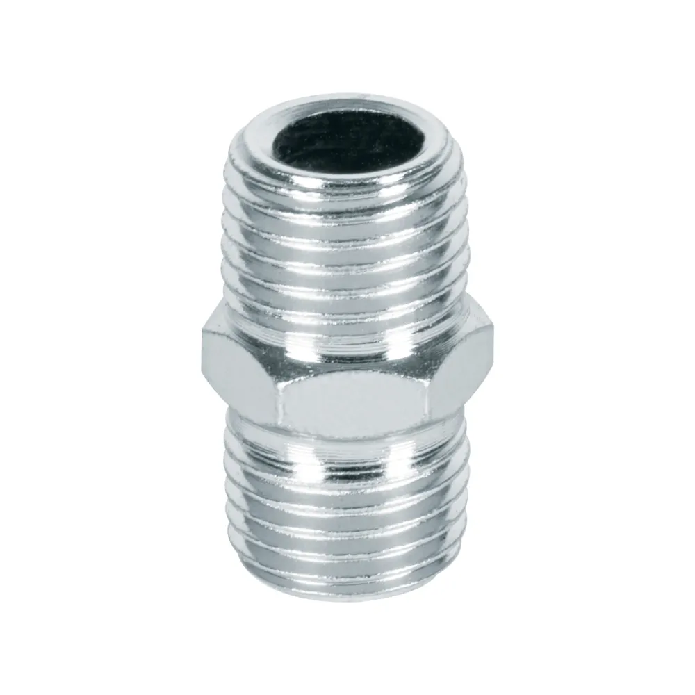 Niple acero, cuerda 1/4 NPT, Pretul 27025 NIPLE-P