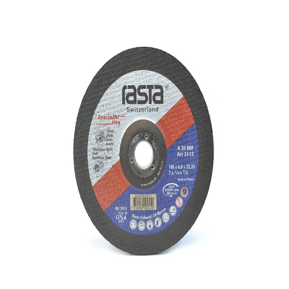 Disco Desbaste Metal 3112 7 X 1 / 4 X 7 / 8 RASTA