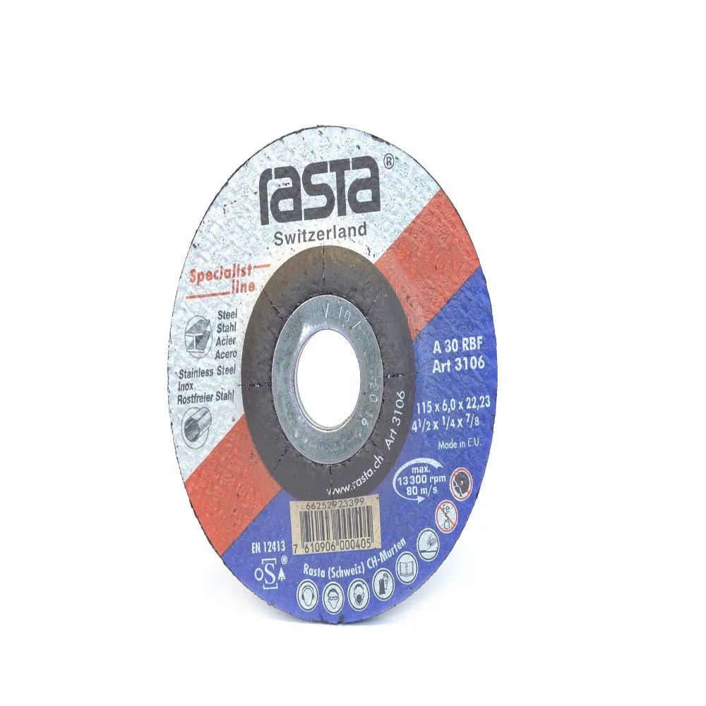 Disco Desbaste Metal 4 1 / 2 X 1 / 4 X 7 / 8 RASTA