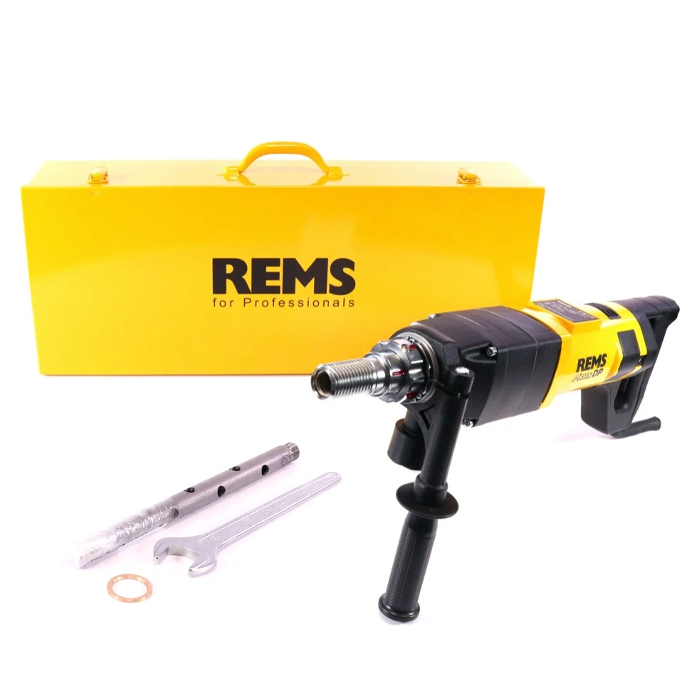 Paquete básico de broca de diamante Rems Picus DP (180016 R220) + juego de accesorios de 5 piezas + estuche