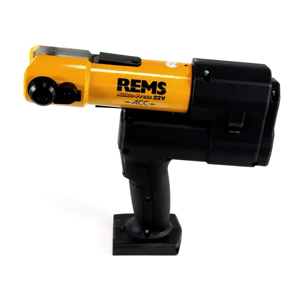 REMS prensa sin cable 22V ACC + 1x baterí recargable 2,5Ah + cargador rápido + alicates de prensar Standard TH16, 20, 26 e...