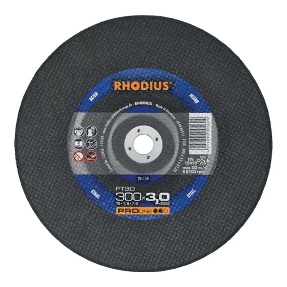 Disco de corte RHODIUS FT30 D350x4mm recto ( 4000843838 )