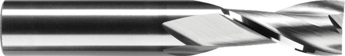 RobbJack - C1-201-05 Molino de vástago de 3/16" con extremo de carburo de grado C-2 de longitud estándar de 2 flautas