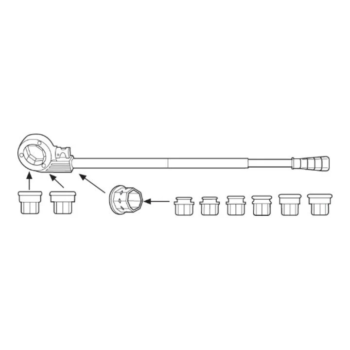 Juego de cuchillas ROTHENBERGER SUPER CUT 1/2, 3/4, 1, 1 1/4 ″ ( 4000812801 )