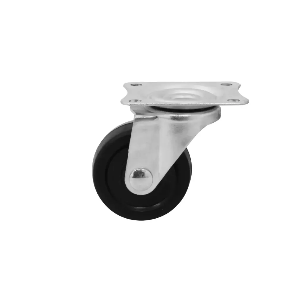 Rueda para mueble giratoria 1 1/2" Pegaso