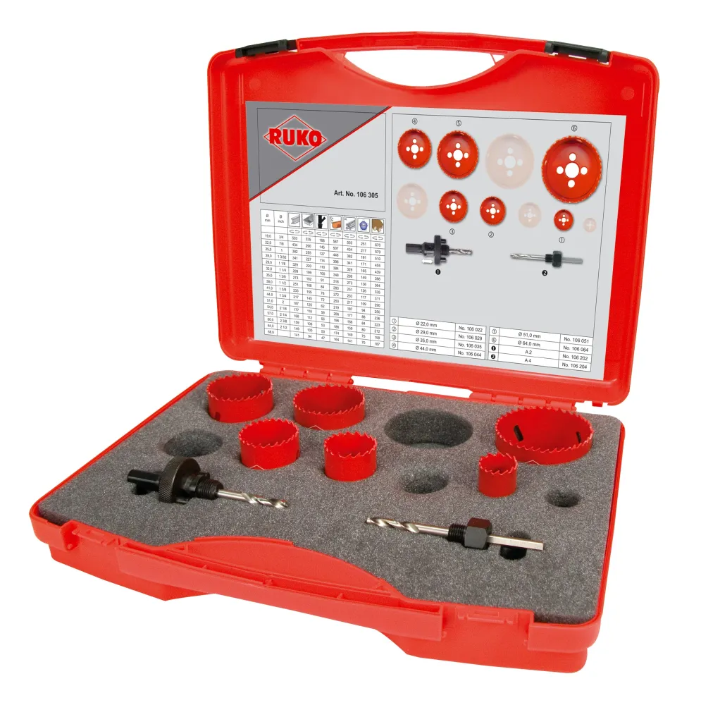(106305) JUEGO DE SIERRAS DE COPA RUKO