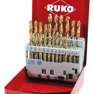 (250851T) JUEGO DE 29 BROCAS TITANIO STD RUKO