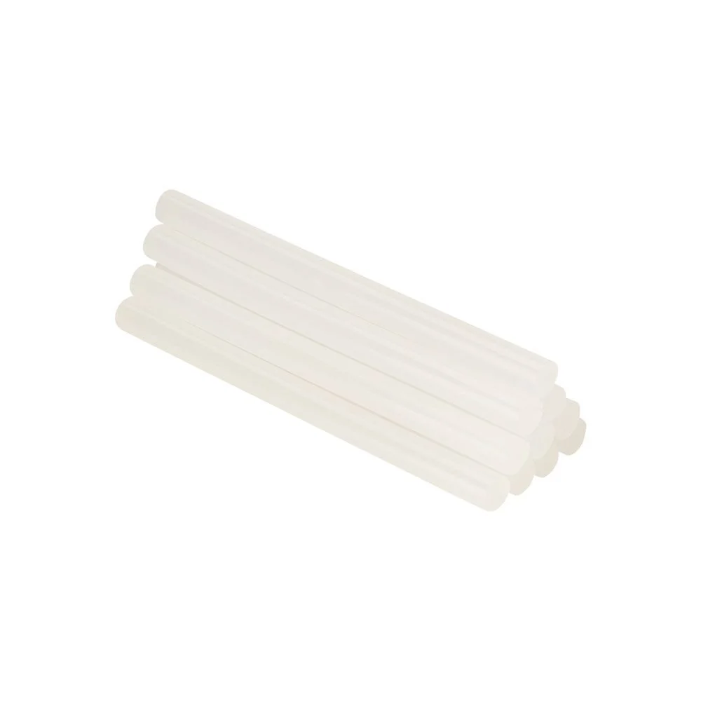 BARRA DE COLA TERMOFUSIBLE PARA USO UNIVERSAL TRANSLÚCIDA, Ø8 x 120 mm, BLISTER 20 uds SALKI