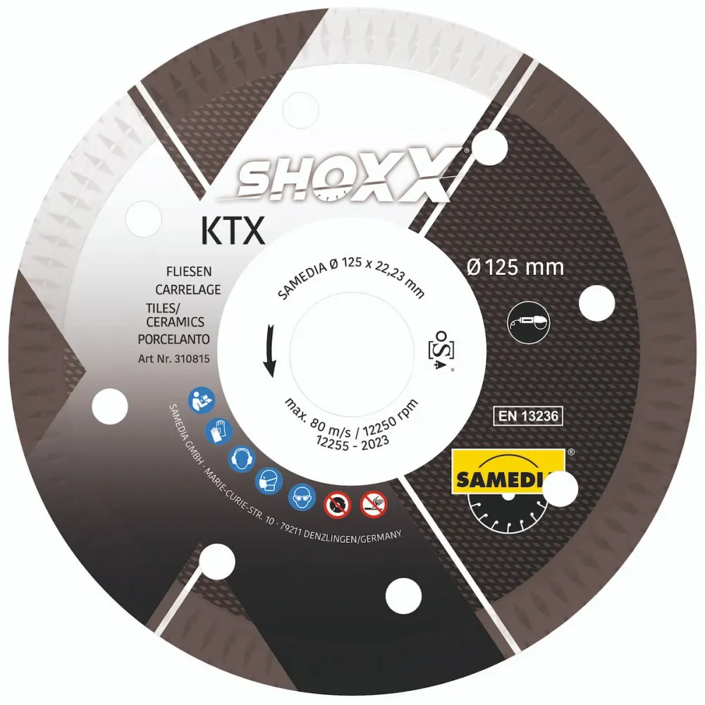 (310814) DISCO DIAMANTE KTX 4 1/2 GRES PORCELANICO SAMEDIA