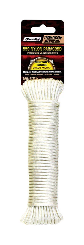 PARACORD BLANCO 5/32"X50' SecureLine