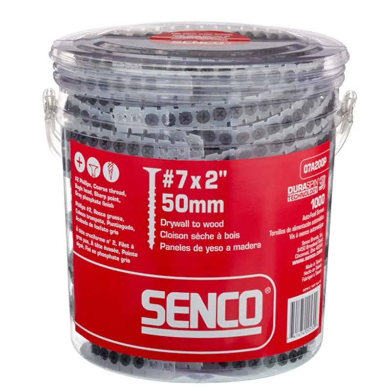 Tornillo engarzado n.° 7 x 2" Senco