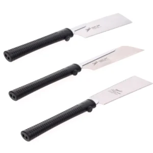 Shogun Japan Juego de 3 hojas de sierra universal para madera RYOBA + DOZUKI + KATABA ( M-180R + M-190D + M-190W ) - made...