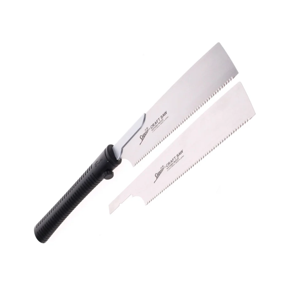 Shogun KATABA Japan Hoja de sierra universal para madera, mango largo, 190 mm + 1x KATABA Japan hoja de sierra para madera...