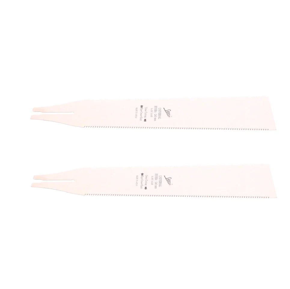 Sierra Shogun RYOBA Japan Sierra universal para madera con mango largo (MC-2424H) - 240 mm + 2x hojas de sierra para mader...