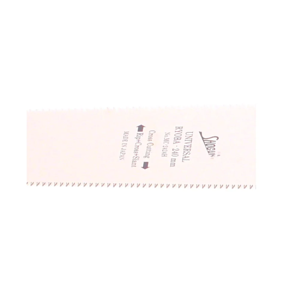 Sierra Shogun RYOBA Japan Sierra universal para madera con mango largo (MC-2424H) - 240 mm + 2x hojas de sierra para mader...