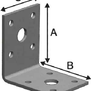 Conector angular SIMPSON STRONG TIE FLVW40/100 FLVW40/100 53x53mm ( 3000257534 )