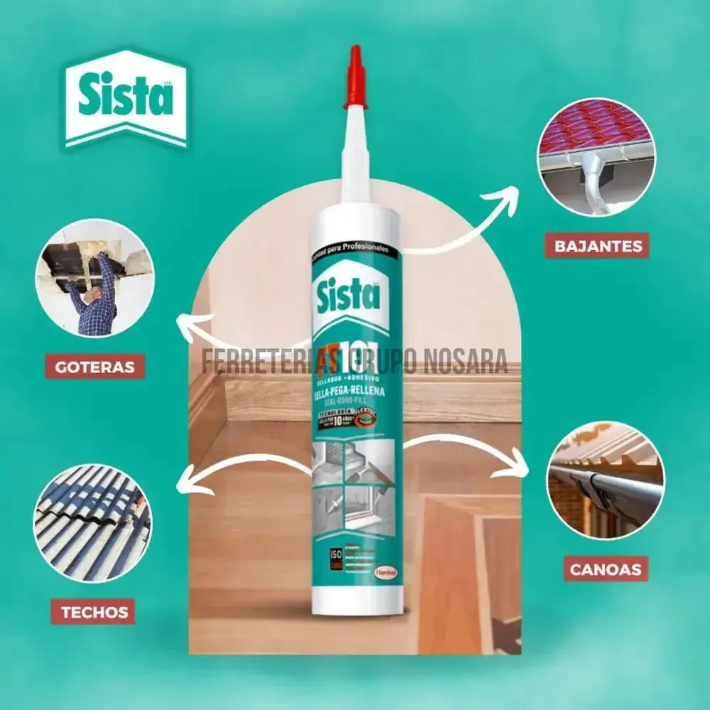 SISTA SELLADOR SILICON POLIU GRIS FT101