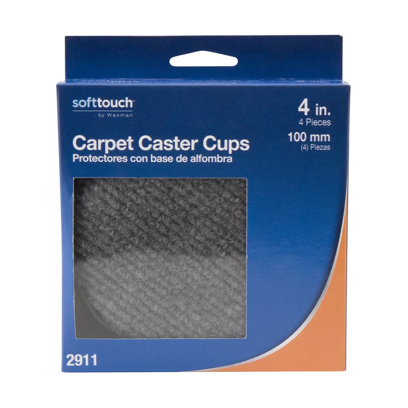 TAZAS DE RUEDAS REDONDAS MARRONES DE 4" DE ANCHO Softtouch