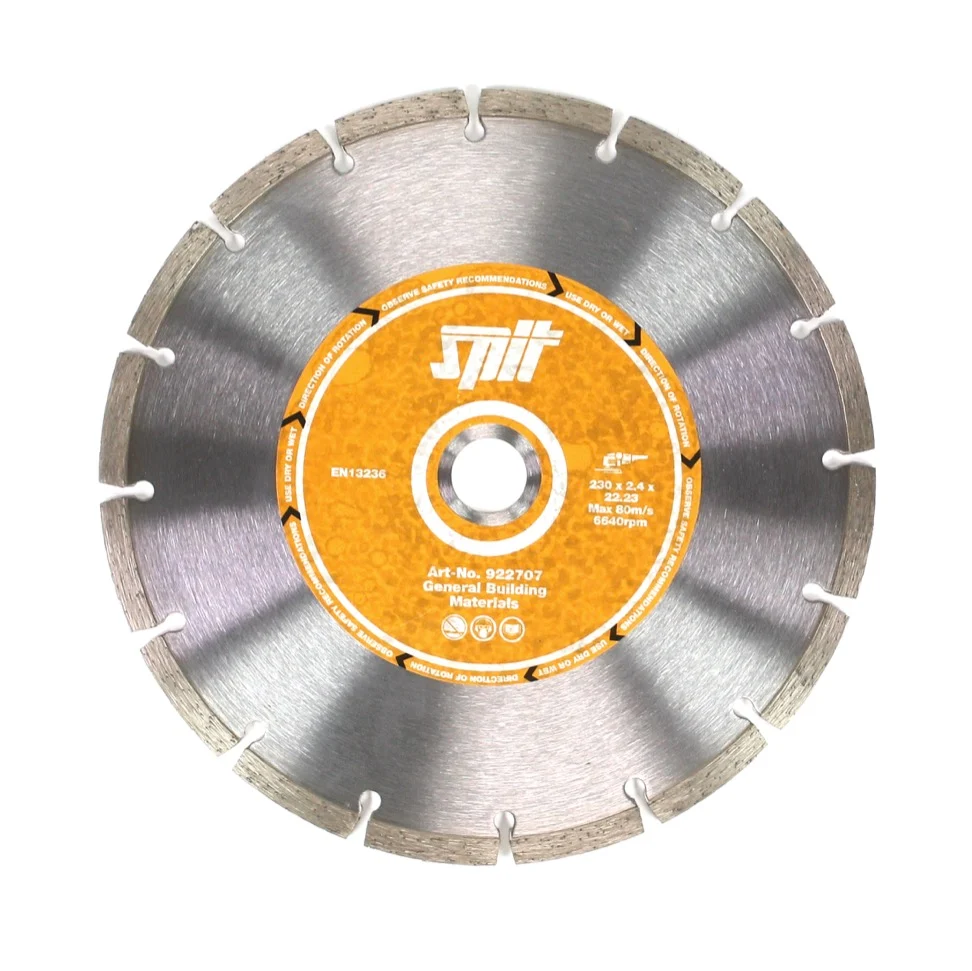 Disco de corte diamantado en seco y húmedo Spit 230 x 22,23 mm, 10 uds. (922707)