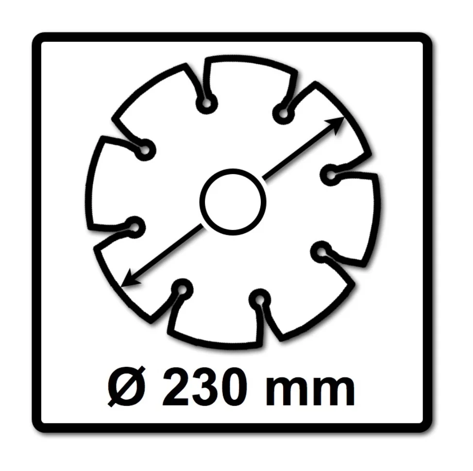 Spit Disco de corte diamantado en seco y húmedo 230 x 22,23 mm, 5 uds. ( 922707 )
