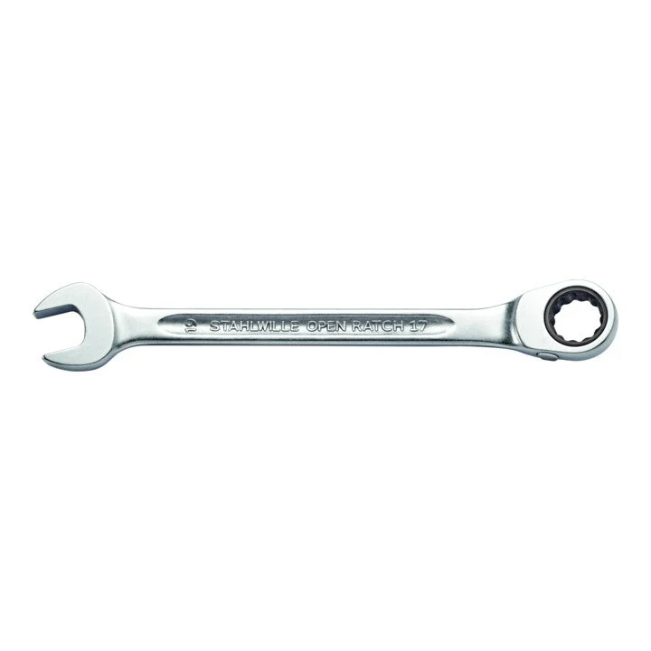 STAHLWILLE OPEN-RATCH 17 llave de carraca abierta 17 mm de ancho entre planos Longitud 229 mm ( 4000826072 )