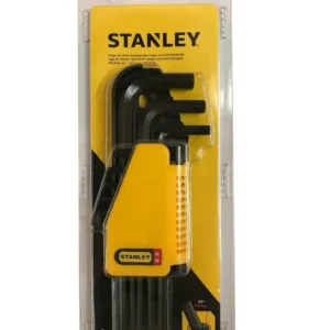 (69-256) JUEGO DE 9 LLAVES LARGAS PTA RED. STANLEY