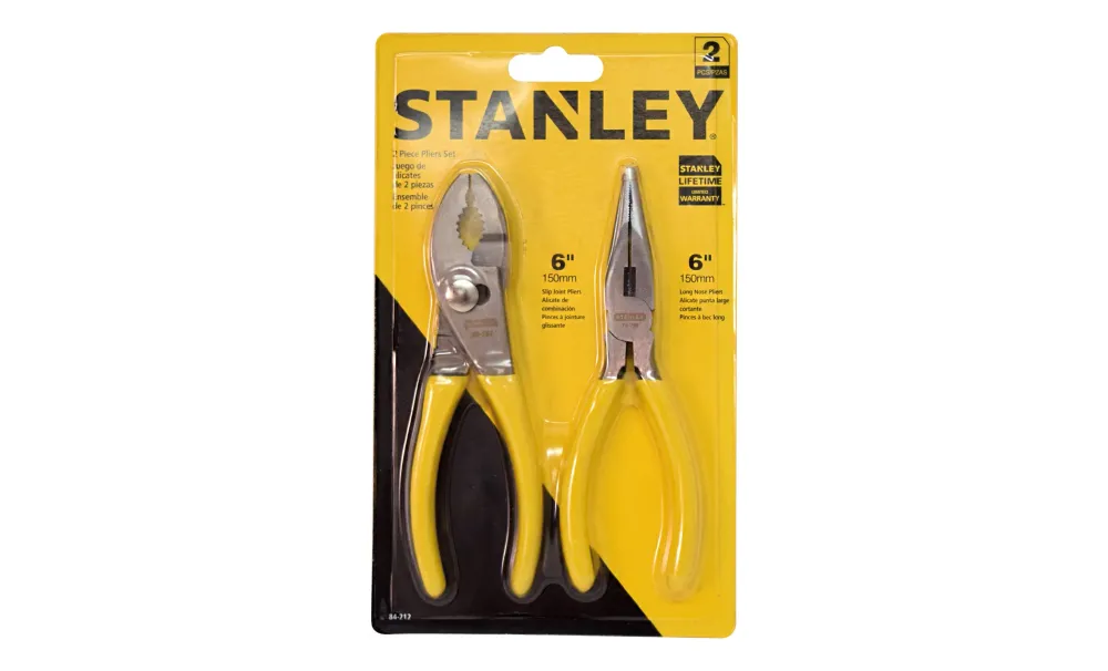 (84-212) JUEGO DE 2 PINZAS 6 STANLEY