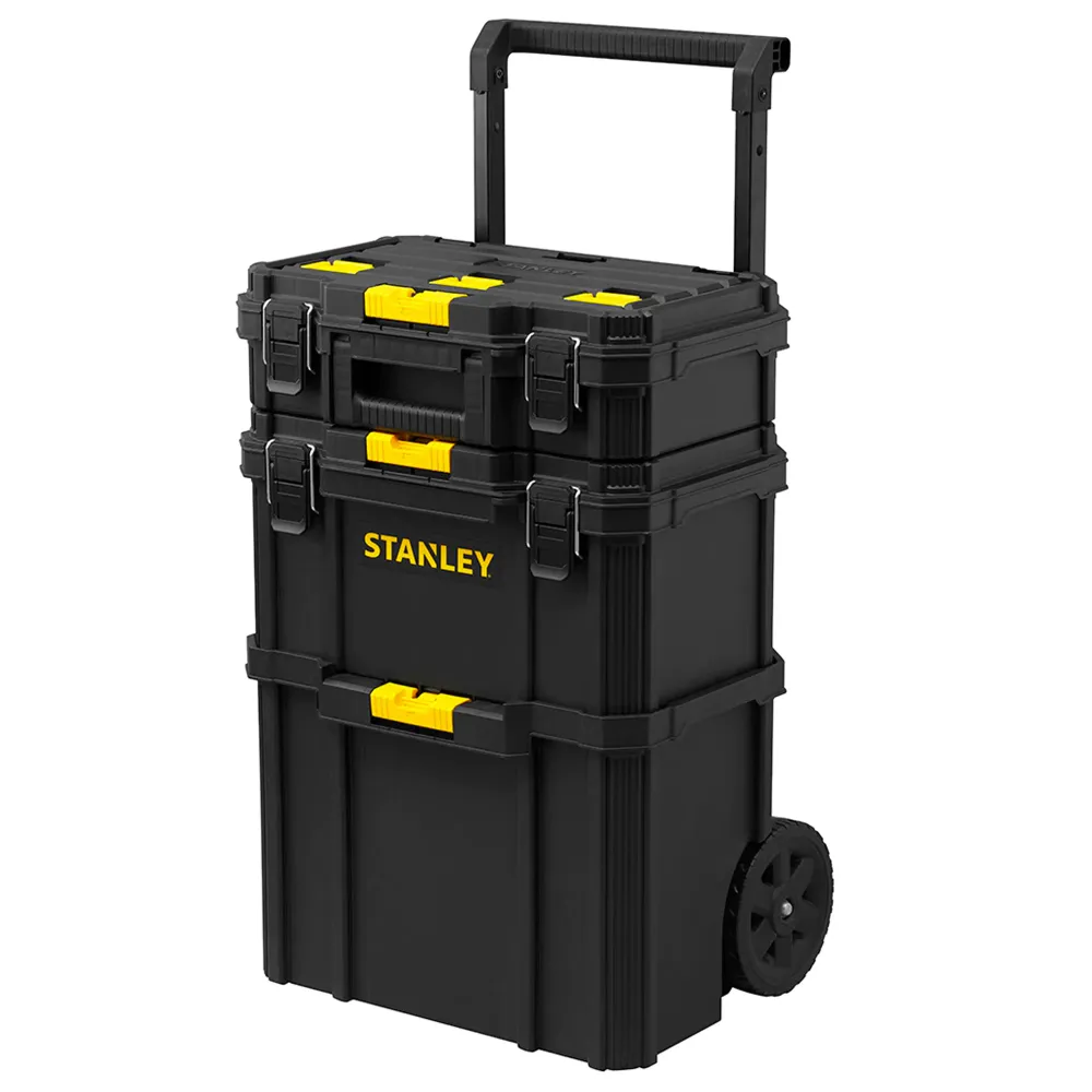 Caja de herramientas modular con ruedas Stanley 3 piezas