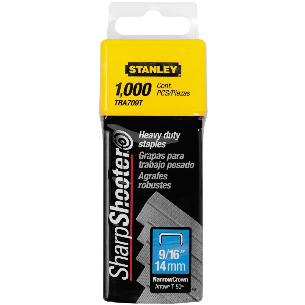 Grapa de corona estrecha de 9/16" Stanley