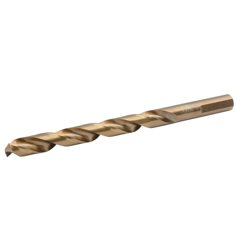 Broca con cobalto de acero de alta velocidad 5/8" zanco recto en blíster Surtek