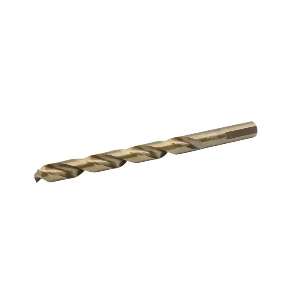 10 Brocas Cobalto Acero Alta Velocidad 1/16" Zanco Recto Surtek