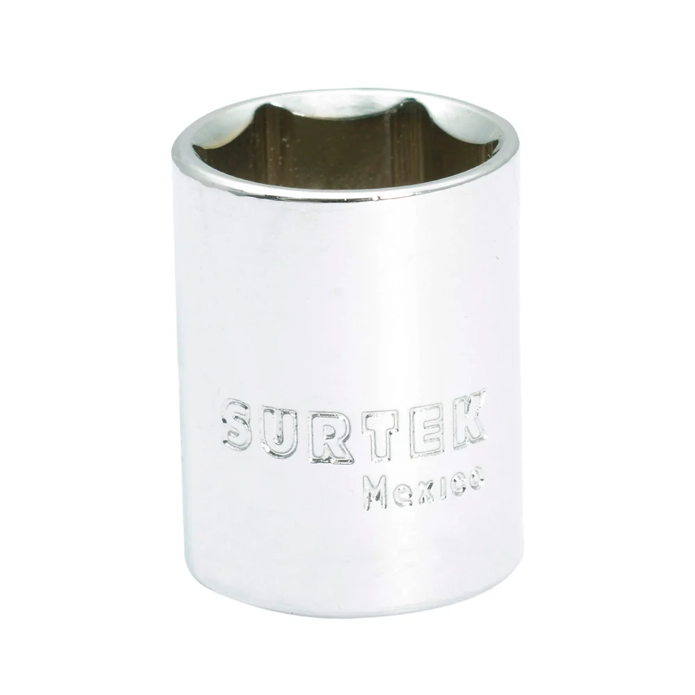 Dado largo cuadro de 3/8", 6 puntas, en pulgadas, 3/4" Surtek
