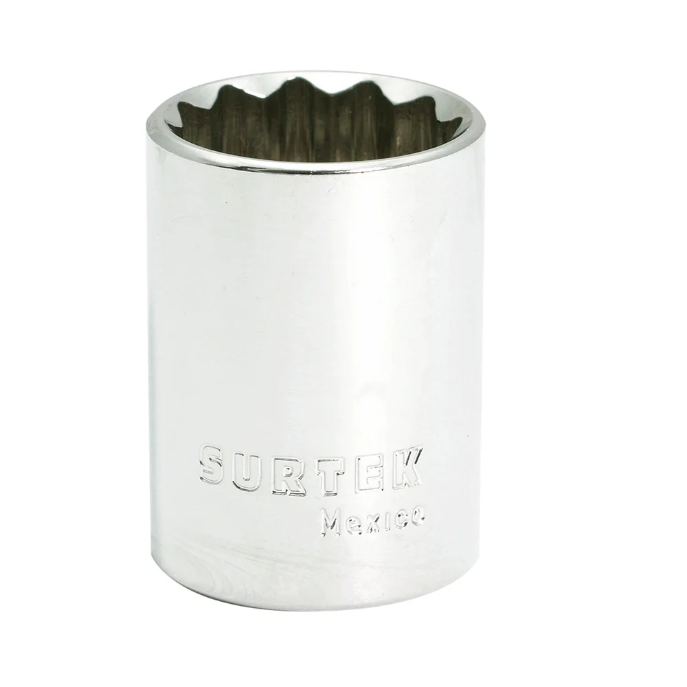 Dado en pulgadas cuadro de 1/2", 12 puntas, 13/16" Surtek