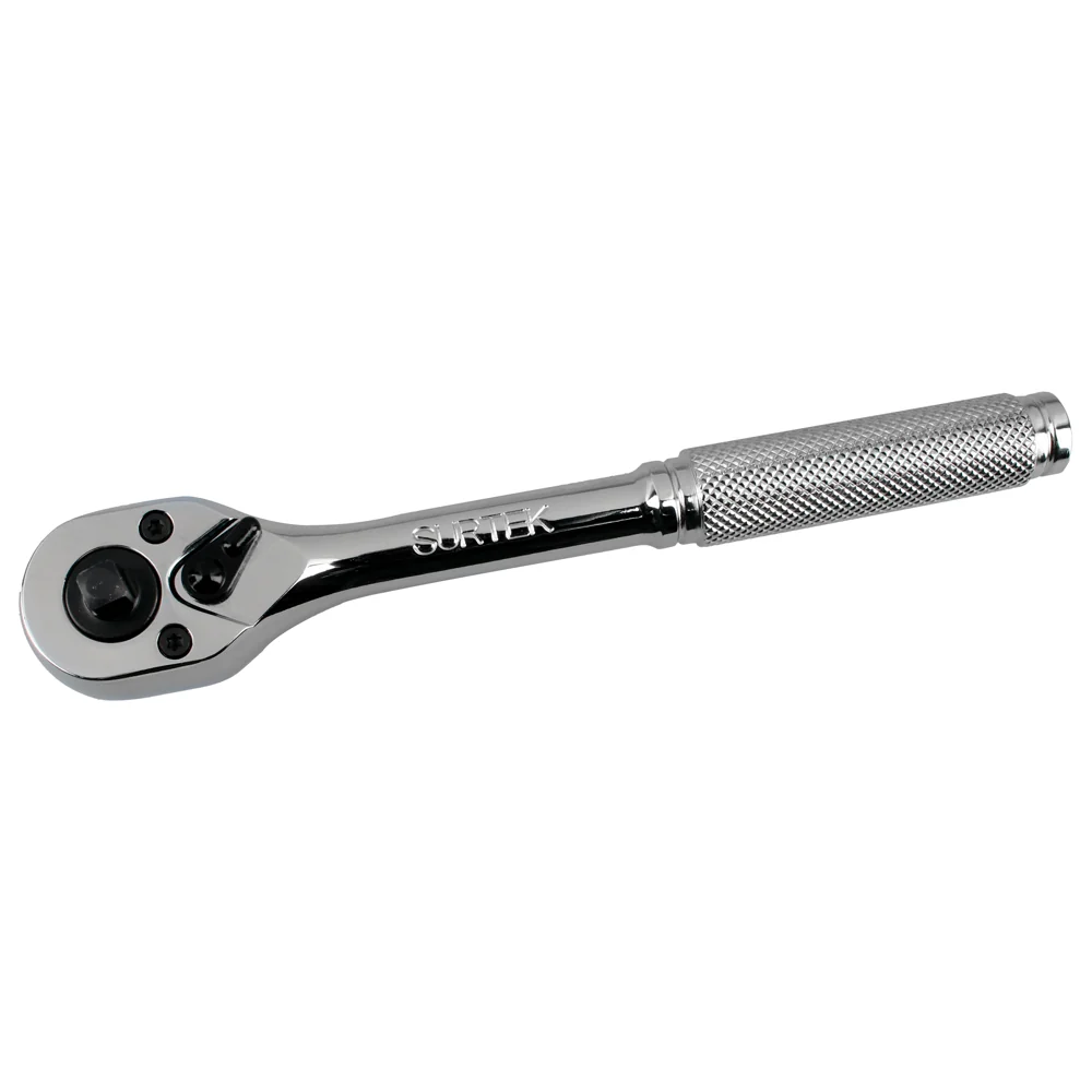 Matraca doble y triple cuadro, cabeza tipo pera, para dados cuadro de 1/4" y 3/8" Surtek