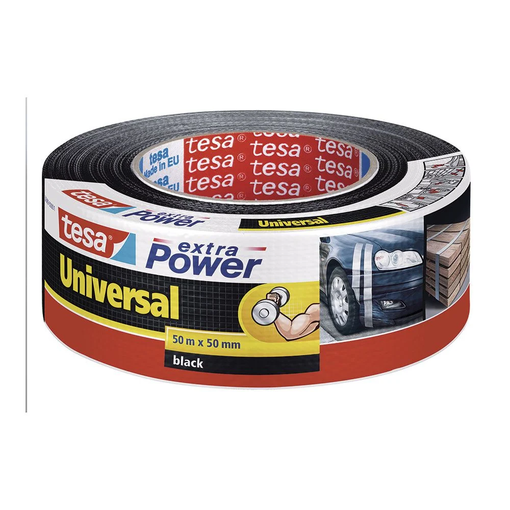 CINTA AMERICANA EXTRA POWER UNIVERSAL NEGRA 50 mm x 50 m TESA