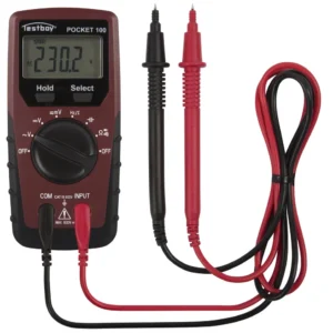 (TBPOCKET100) MULTIMETRO DIGITAL ERGONOMICO 600 VCA/VCD CAT III TESTBOY
