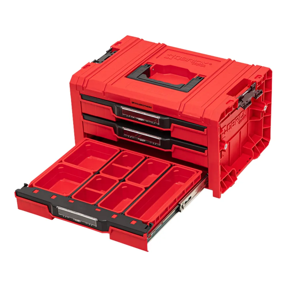 Toolbrothers RHINO L Drawer 3 ULTRA Organize+ con tres cajones + cajas IP54