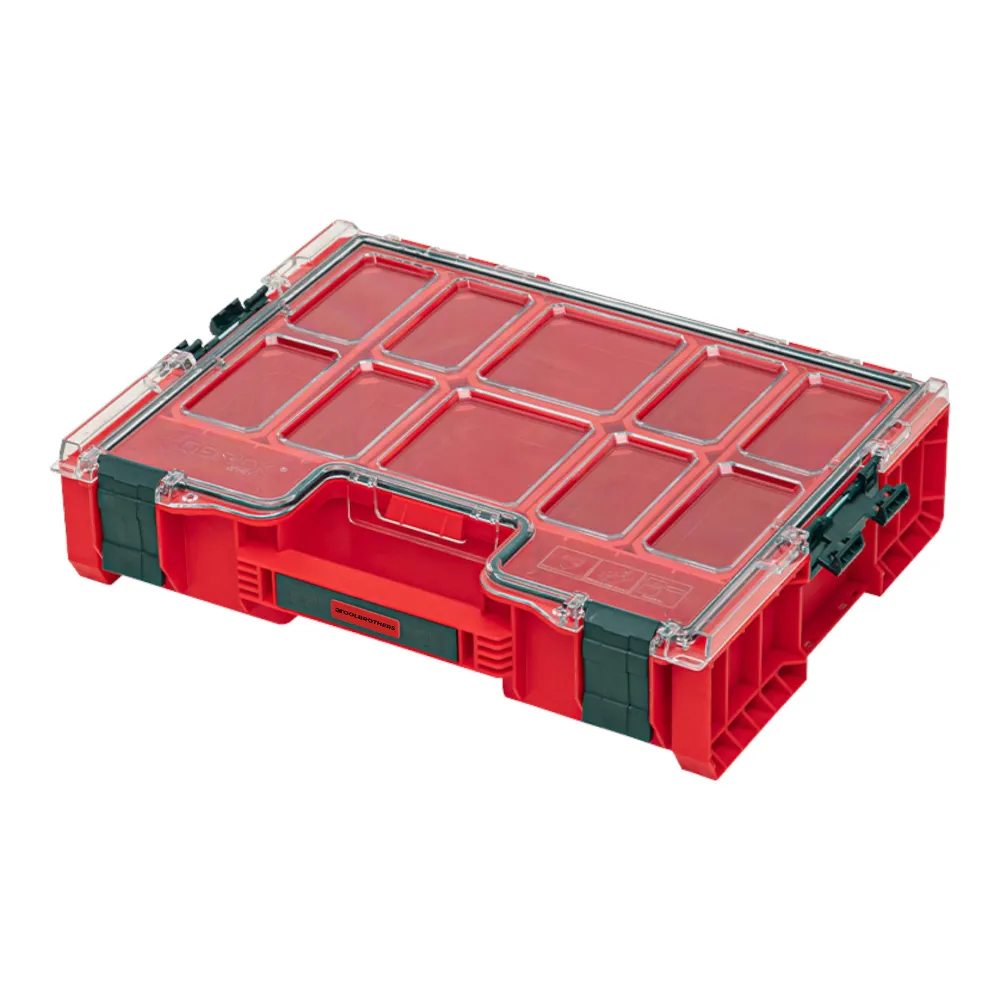 Toolbrothers RHINO L Organizer ULTRA altura XL cajas 9 l IP54 con cajas extraíbles