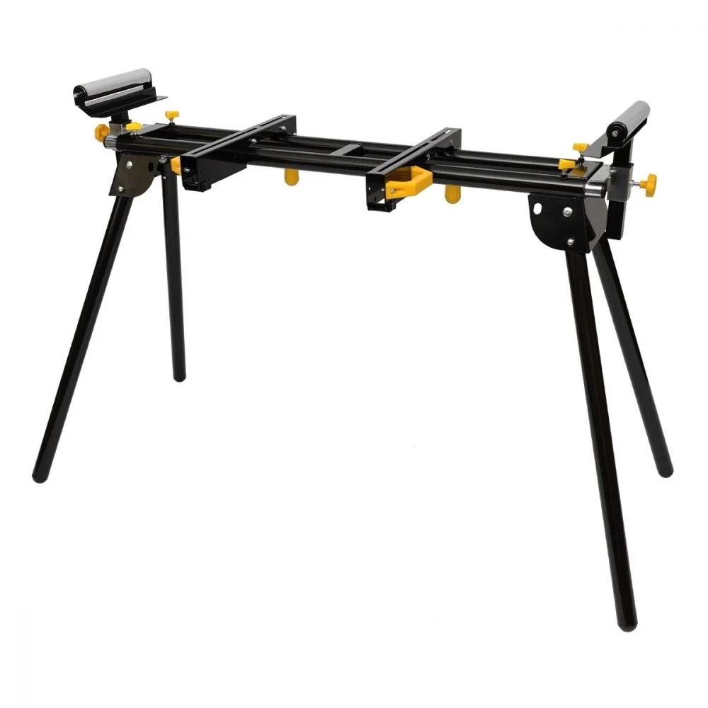 Soporte para sierra ingletadora TOUGH MASTER de 200 cm, plegable, robusto, con herrajes estables, brazos de soporte ajusta...