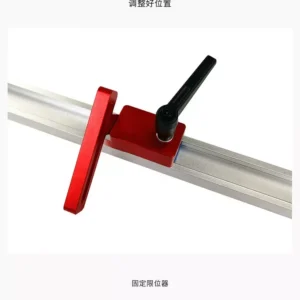 T track, Tope lateral Mitter stopper 30mm Aluminio mecanizado
